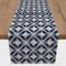 Navy & Gray Diamonds Indoor/Outdoor Table Runner